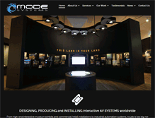Tablet Screenshot of modesystems.com